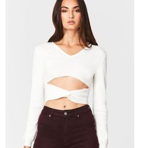 Carmar - LF Cut-out Twist Front Sweater
